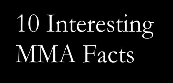 10 mma facts