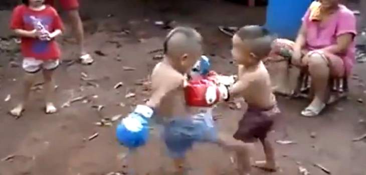 Little Kids Backyard Muay Thai