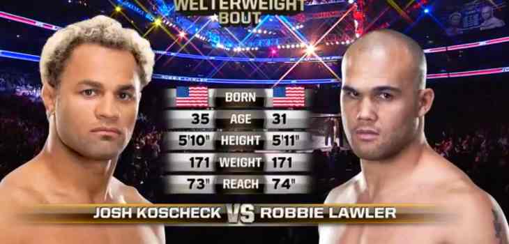 Robbie Lawler vs. Josh Koscheck  fight video