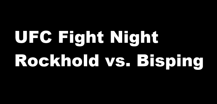 UFC Fight Night Rockhold vs. Bisping videos