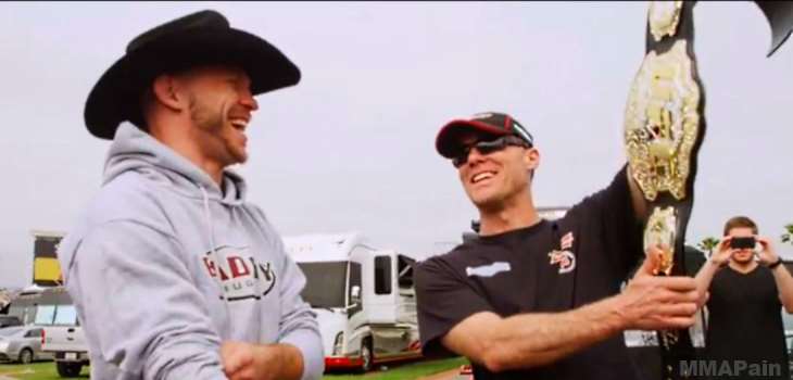 Cowboy Cerrone and Kevin Harvick Daytona