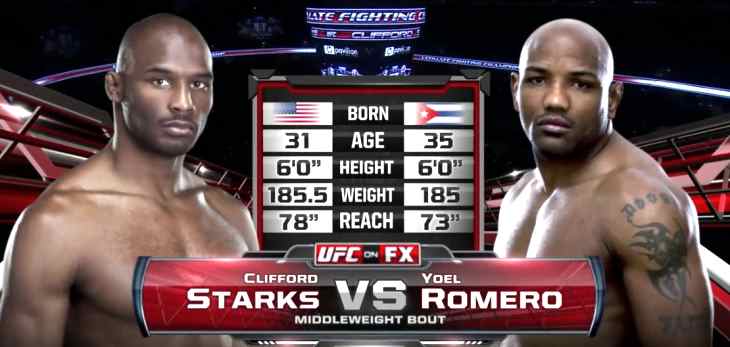Yoel Romero vs Clifford Starks fight video