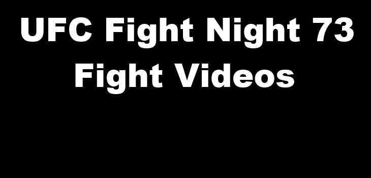 UFC Fight Night Videos