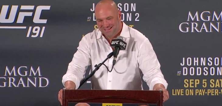 Dana White UFC 191 2015