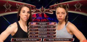 Rose Namajunas vs Kathina Catron fight video