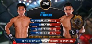 Bibiano Fernandes vs Kevin Belingon fight video