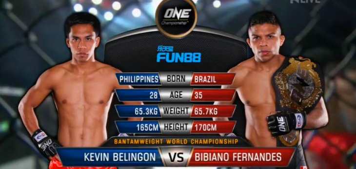 Bibiano Fernandes vs Kevin Belingon fight video