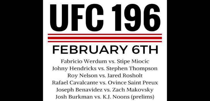 UFC 196