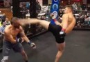 Foot to face knockout