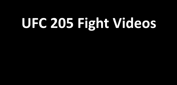 ufc-205-fight-videos